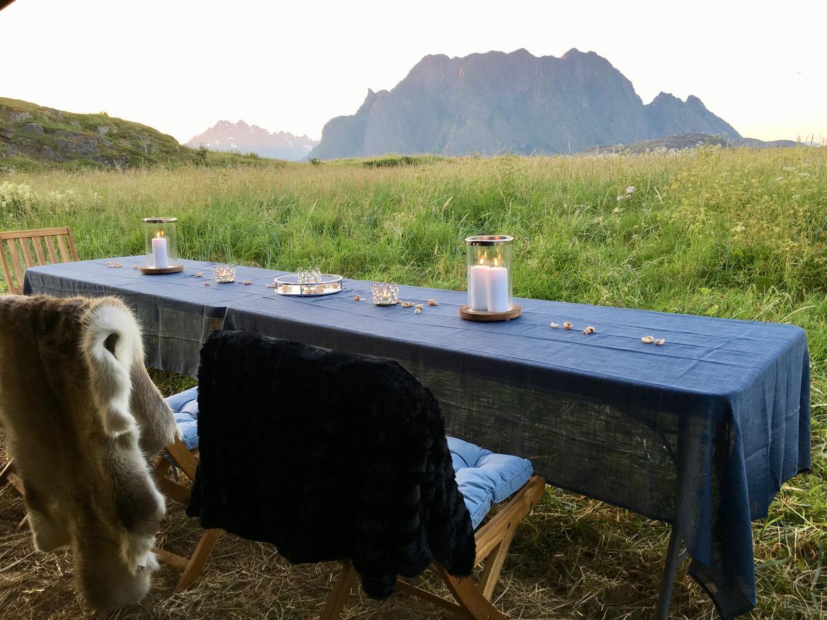 Lofoten Beach Glamping Skrova Exterior photo